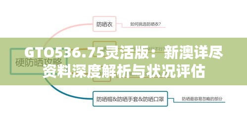 GTO536.75灵活版：新澳详尽资料深度解析与状况评估