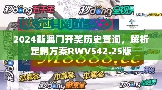 2024新澳门开奖历史查询，解析定制方案RWV542.25版