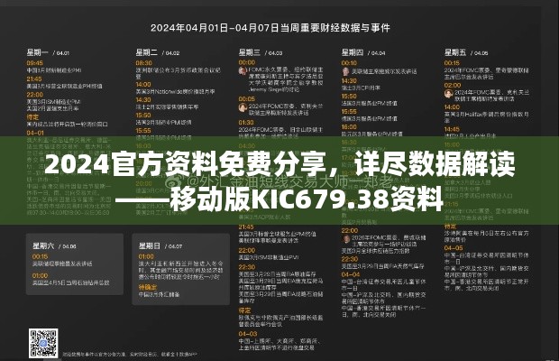 2024官方资料免费分享，详尽数据解读——移动版KIC679.38资料