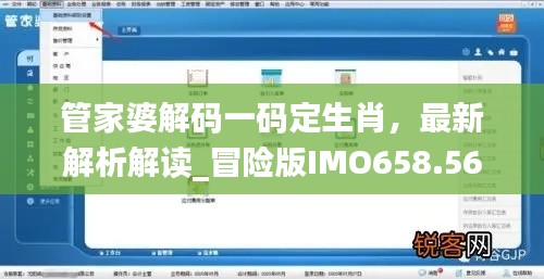 管家婆解码一码定生肖，最新解析解读_冒险版IMO658.56