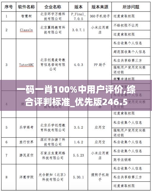 一码一肖100%中用户评价,综合评判标准_优先版246.5