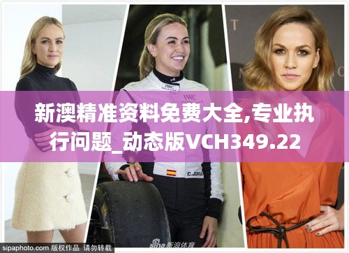 新澳精准资料免费大全,专业执行问题_动态版VCH349.22