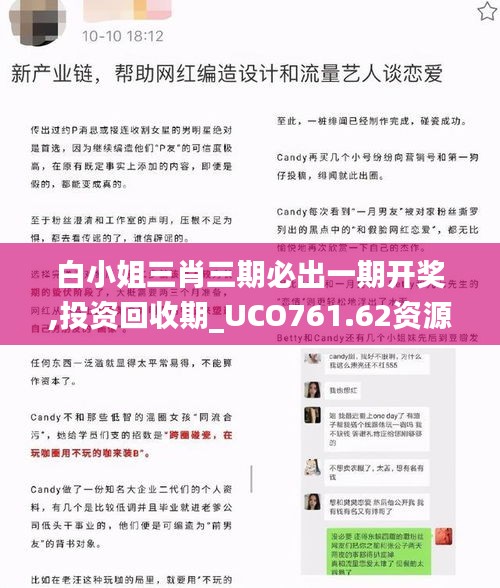 白小姐三肖三期必出一期开奖,投资回收期_UCO761.62资源版