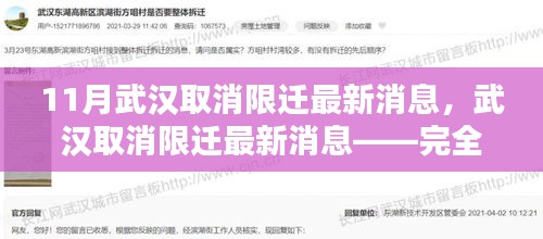 武汉取消限迁政策最新动态，全面步骤指南