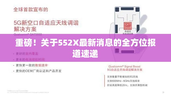 重磅！关于552X最新消息的全方位报道速递