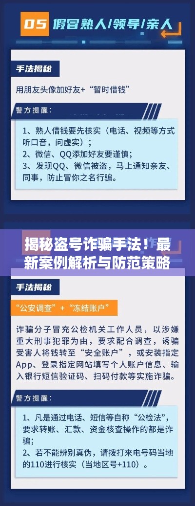 揭秘盗号诈骗手法！最新案例解析与防范策略全攻略