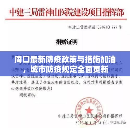 周口最新防疫政策与措施加油，城市防疫规定全面更新